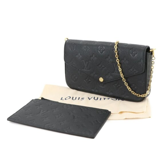 LOUIS VUITTON Monogram Empreinte Pochette Felice Wallet Leather M64064 90288097 - Picture 1 of 12